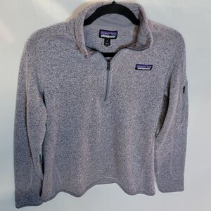 Patagonia Quarter-Zip Women's Sweater In Permafrost Purple Size Medium